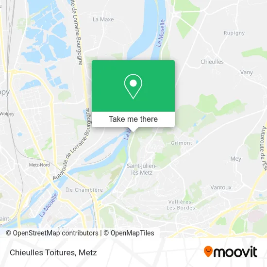 Chieulles Toitures map