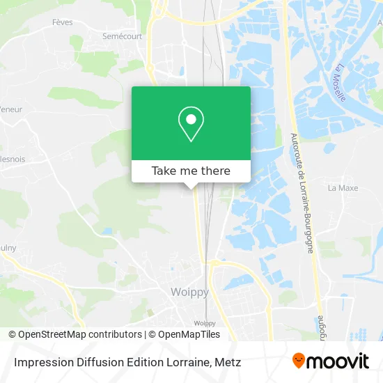 Impression Diffusion Edition Lorraine map