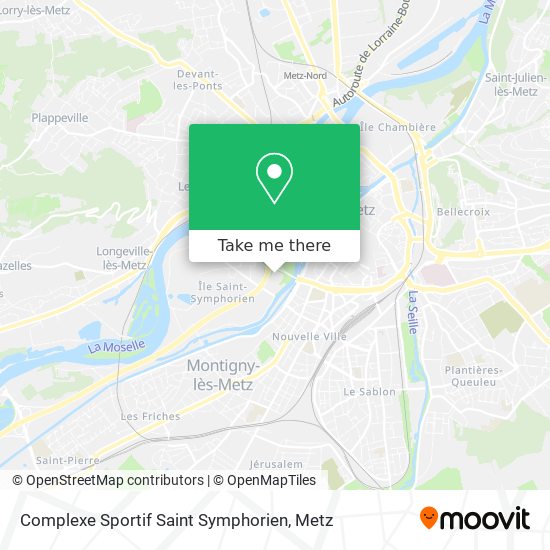 Mapa Complexe Sportif Saint Symphorien