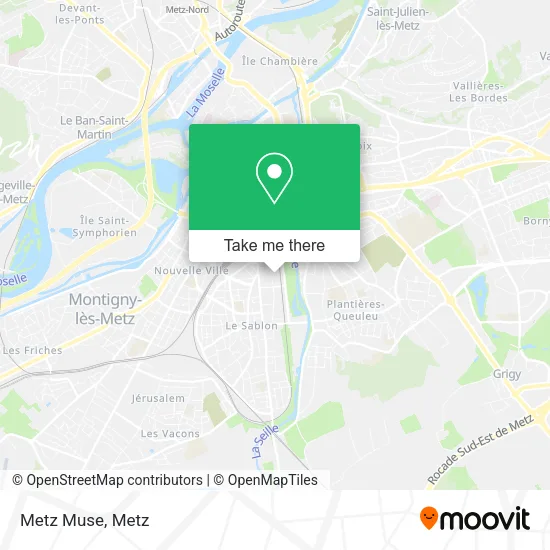Metz Muse map