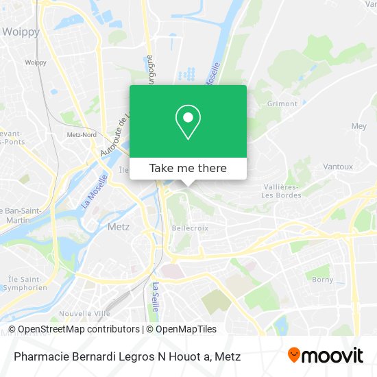 Pharmacie Bernardi Legros N Houot a map