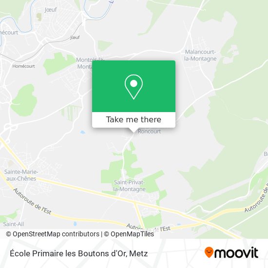 École Primaire les Boutons d'Or map