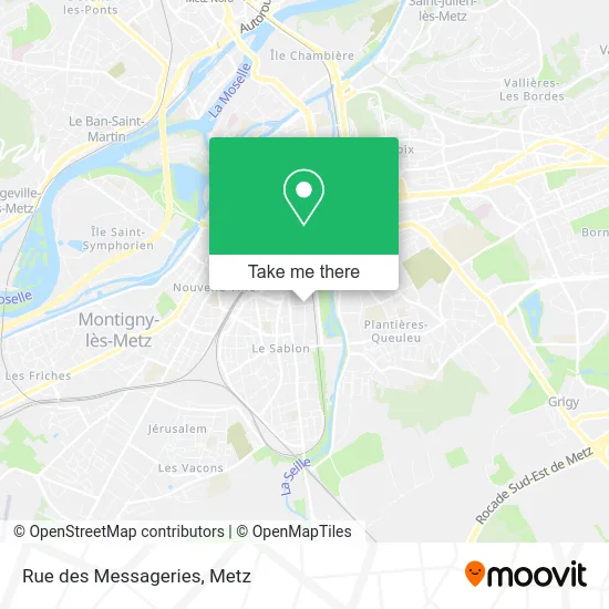 Rue des Messageries map