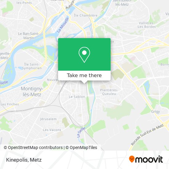 Kinepolis map