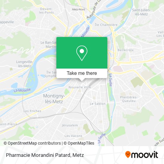 Pharmacie Morandini Patard map