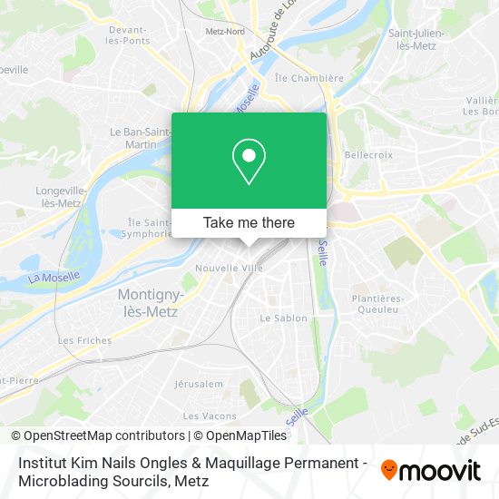 Institut Kim Nails Ongles & Maquillage Permanent -Microblading Sourcils map