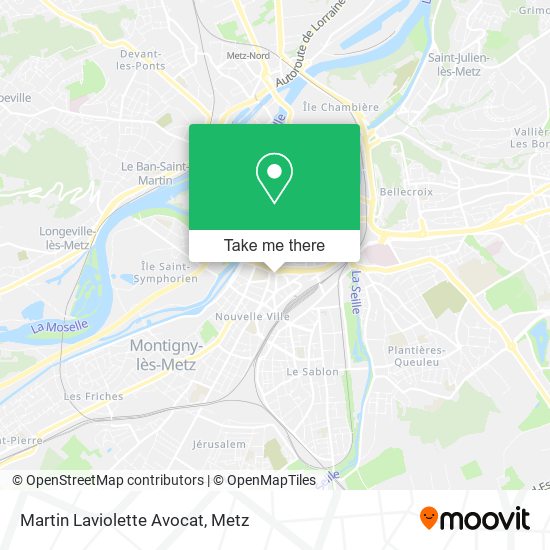 Mapa Martin Laviolette Avocat