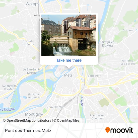 Pont des Thermes map