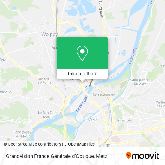 Grandvision France Générale d'Optique map