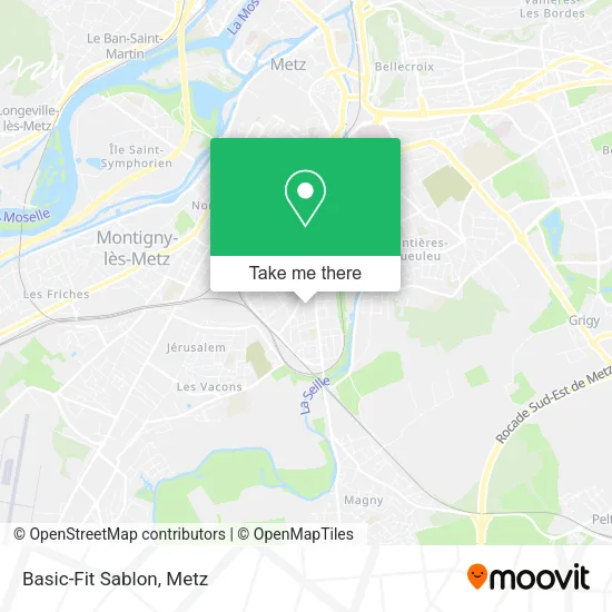 Basic-Fit Sablon map