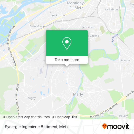 Synergie Ingenierie Batiment map