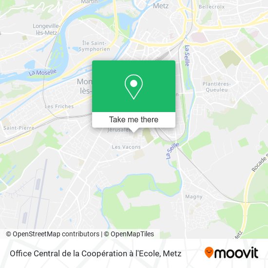 Office Central de la Coopération à l'Ecole map