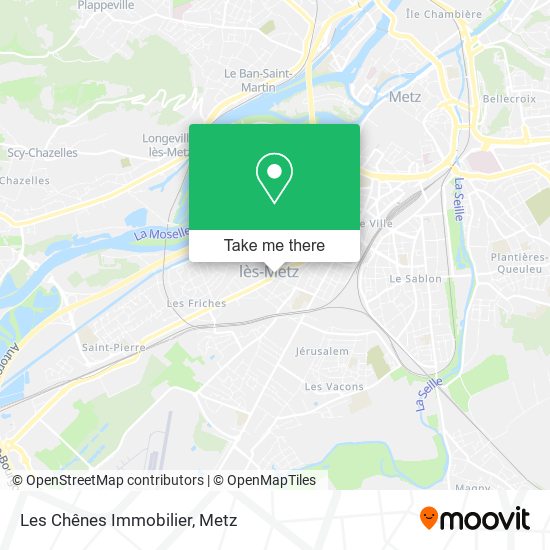 Les Chênes Immobilier map