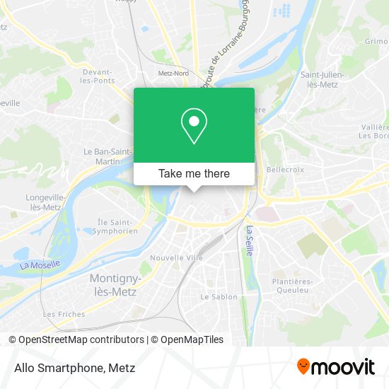 Allo Smartphone map