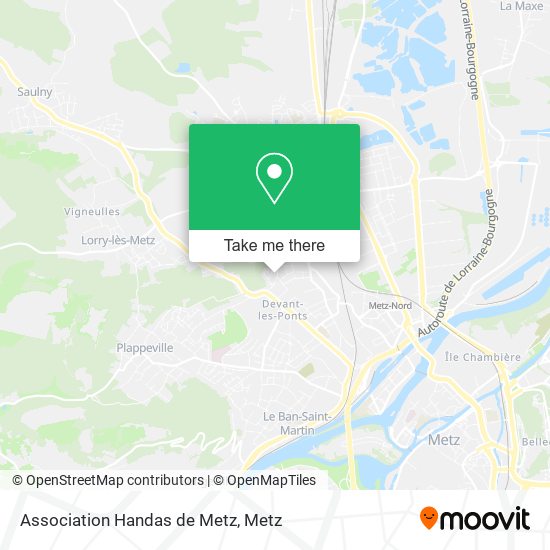 Association Handas de Metz map