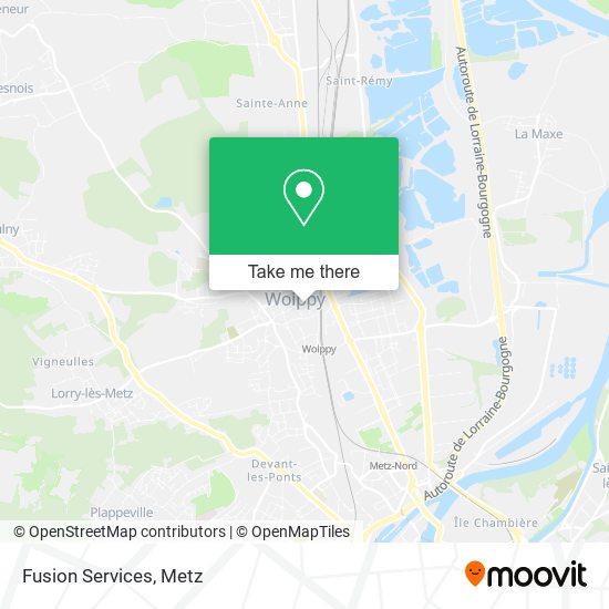 Fusion Services map