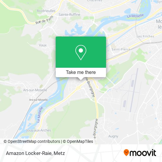 Mapa Amazon Locker-Raie