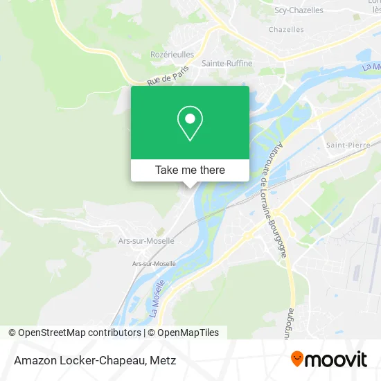 Amazon Locker-Chapeau map