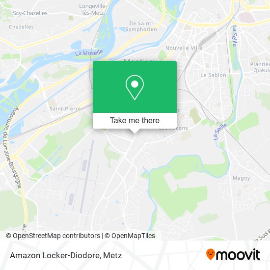 Amazon Locker-Diodore map