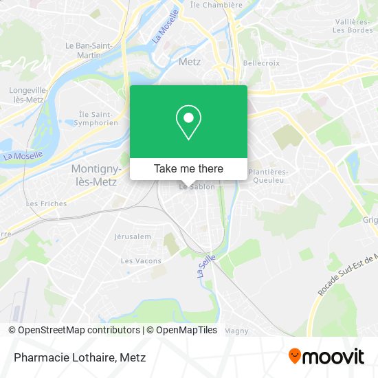 Mapa Pharmacie Lothaire