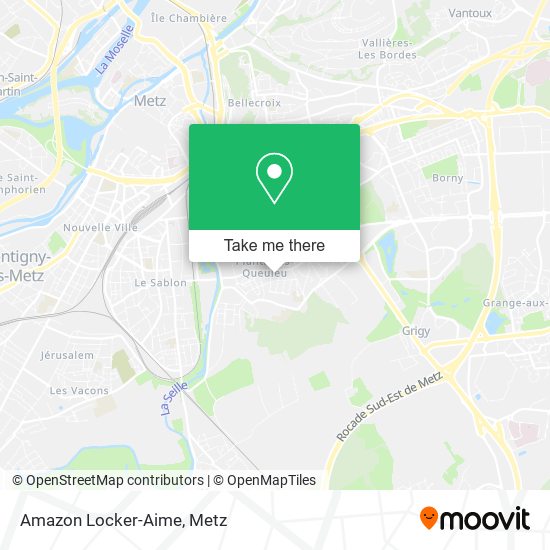 Mapa Amazon Locker-Aime