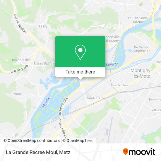 La Grande Recree Moul map