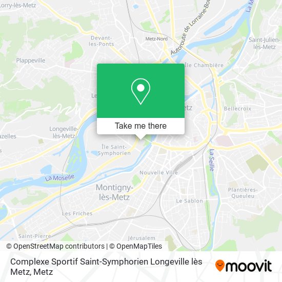 Complexe Sportif Saint-Symphorien Longeville lès Metz map
