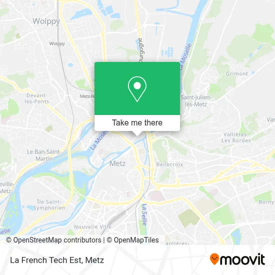 La French Tech Est map