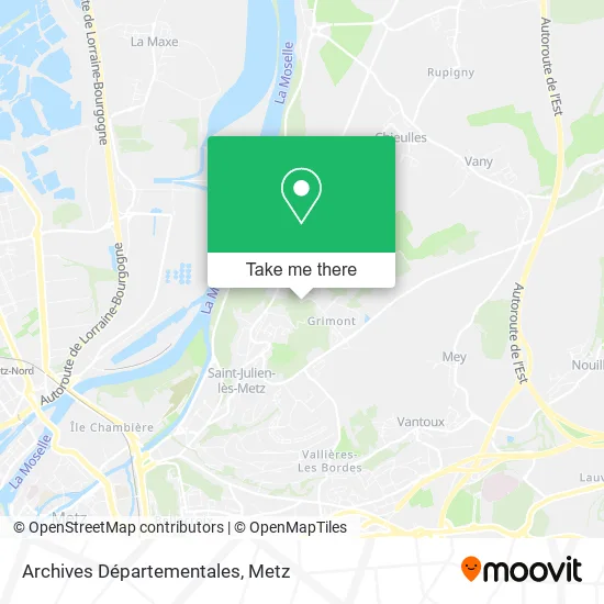 Archives Départementales map