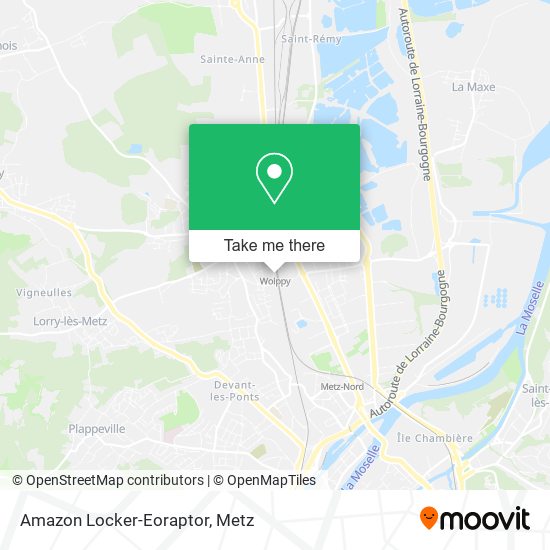 Amazon Locker-Eoraptor map