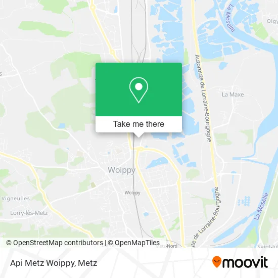 Api Metz Woippy map