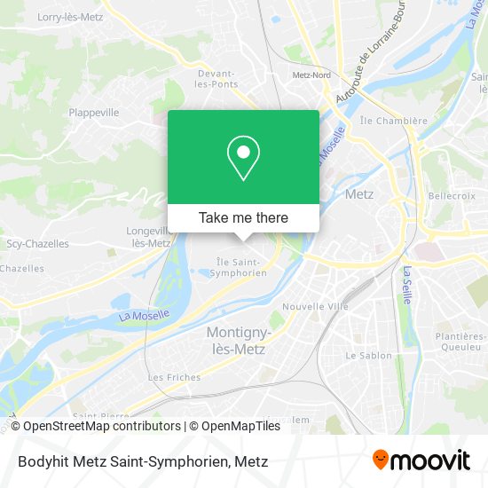 Mapa Bodyhit Metz Saint-Symphorien