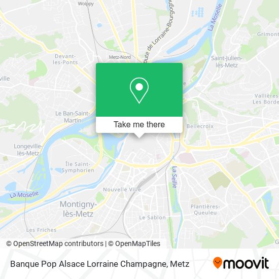 Banque Pop Alsace Lorraine Champagne map