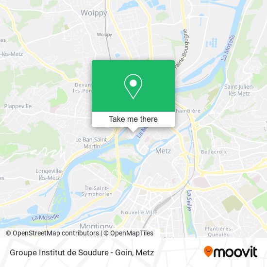 Groupe Institut de Soudure - Goin map
