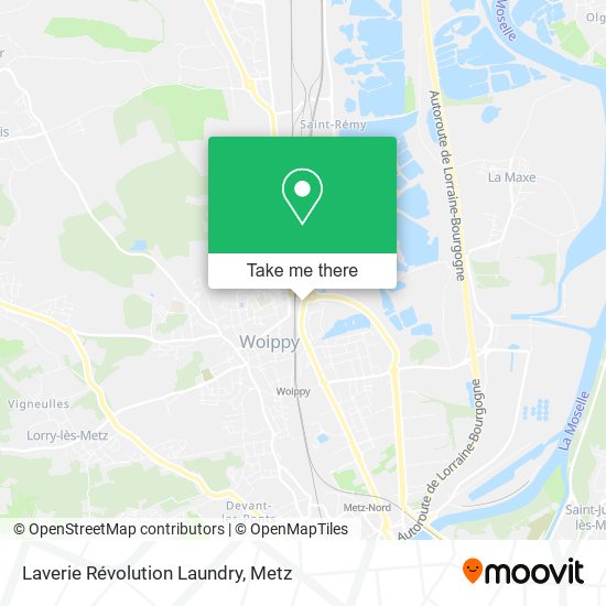 Laverie Révolution Laundry map