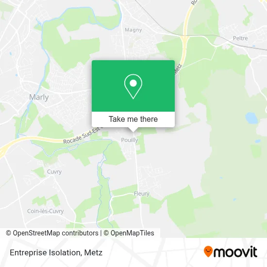 Entreprise Isolation map