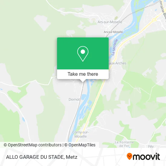 ALLO GARAGE DU STADE map