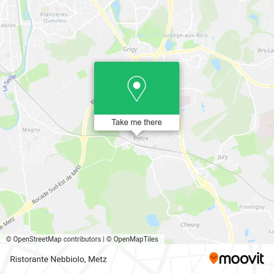 Ristorante Nebbiolo map