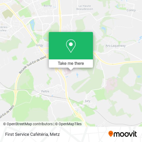 First Service Cafétéria map