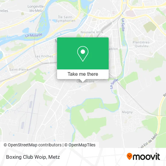 Boxing Club Woip map