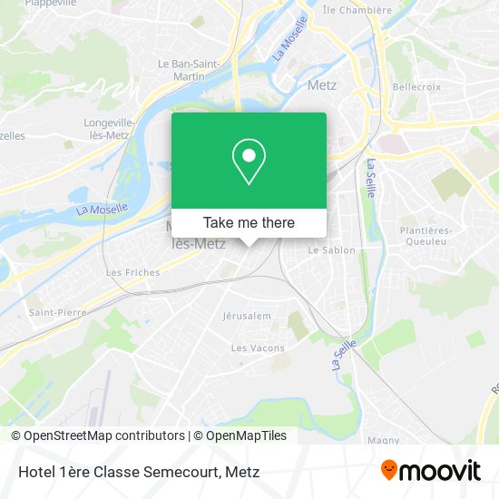 Hotel 1ère Classe Semecourt map