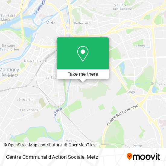 Centre Communal d'Action Sociale map