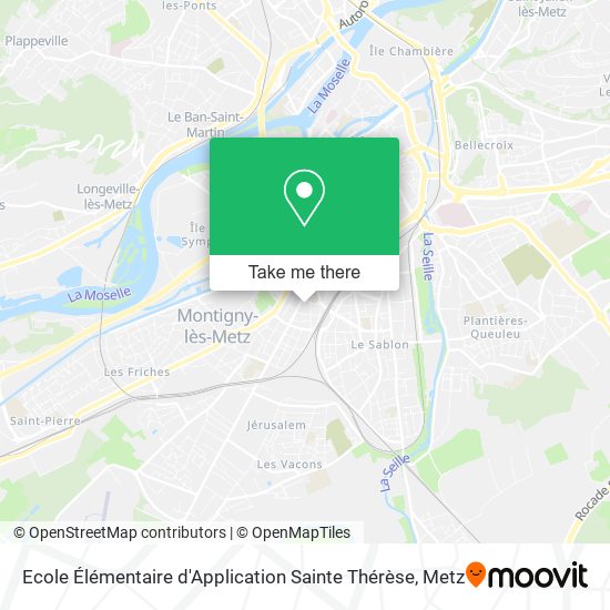 Ecole Élémentaire d'Application Sainte Thérèse map