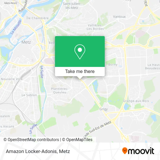 Amazon Locker-Adonis map