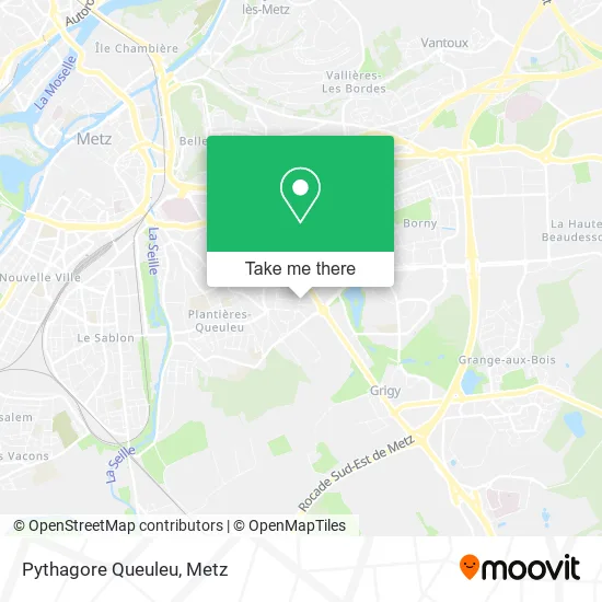 Pythagore Queuleu map