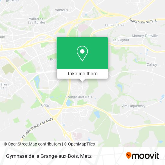 Gymnase de la Grange-aux-Bois map