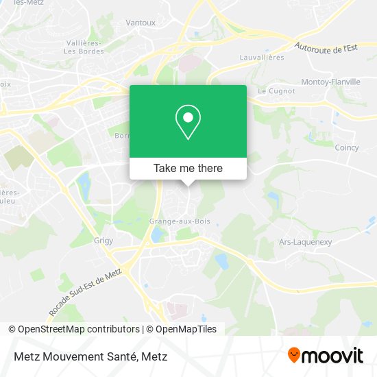 Metz Mouvement Santé map