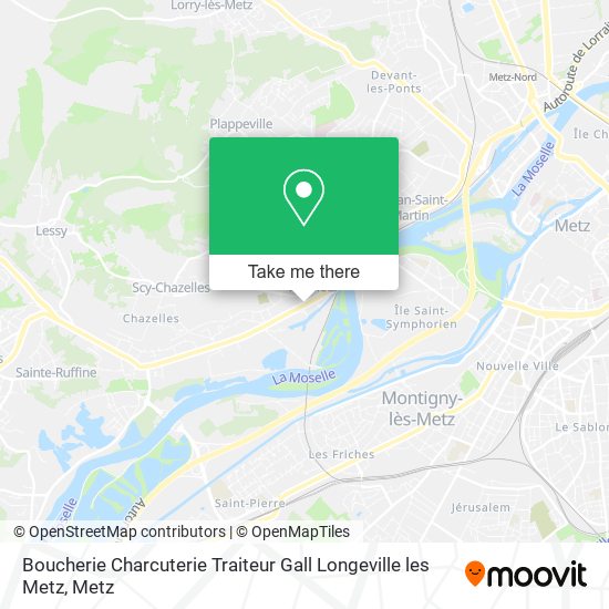 Boucherie Charcuterie Traiteur Gall Longeville les Metz map