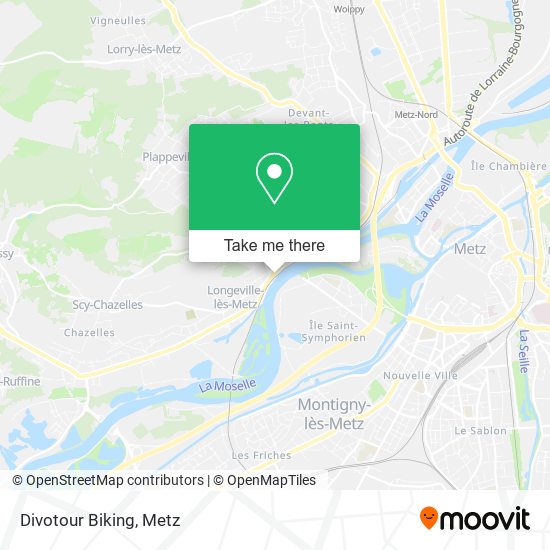 Divotour Biking map