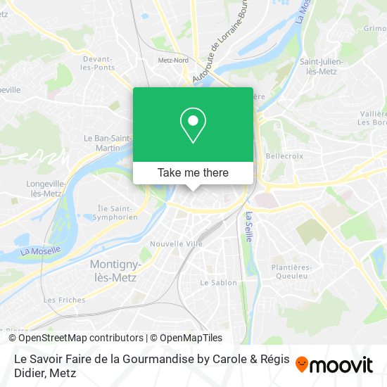 Le Savoir Faire de la Gourmandise by Carole & Régis Didier map